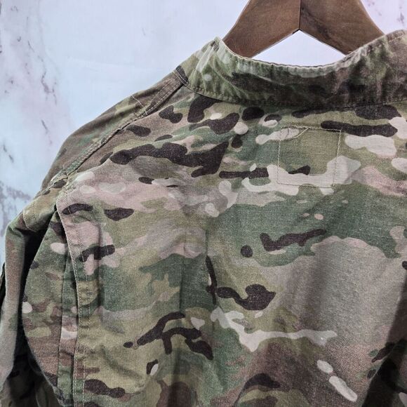 Army Camo Jacket Medium Reg Multicam Digital Top Shirt Army Military Fatigue FR - Picture 5 of 10